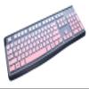 JuYuish Ultra Thin Desktop Silicone Keyboard Cover Skin Protector Compatible with Logitech K120 & MK120 USB Wired Keyboard (Gradient Pink) view 4