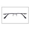 QYAJS 1 Pair Metal Frame Arms Rimless Glasses Legs Eyeglass Replacement Temple Eyewear (Single Hole) view 3