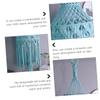 Ciieeo 1pc Bohemian Style Woven Lampshade Versatile Light Pendant Shade for Home Decor Elegant Wedding Lampshade Decor for Bedroom Study Living Room and More view 2