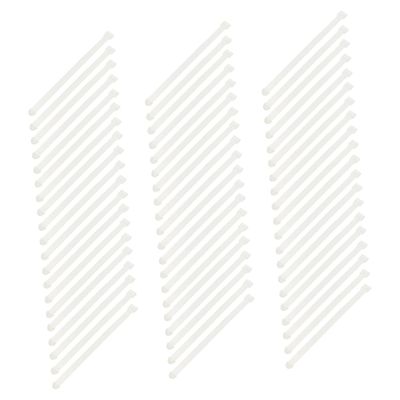 Cabilock 100pcs Vertical Blinds Replacement Connector Easy Install Distance Slats Curtain Locator Clips for Home Use