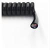 DYCJLL Spring Telescopic Spiral Cable, 3-Core Black Wire, Copper, 10 Strands, 15/17/18/20/24AWG, Compatible with Various Devices with Standard Electrical Connectors view 4