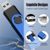 EASTBULL 8GB USB Flash Drive Bulk Thumb Drives 50 Pack with Lanyards USB 2.0 Memory Sticks Zip Drive Pen Drive for Storage and Backup Blue 50PCS 8GB view 3