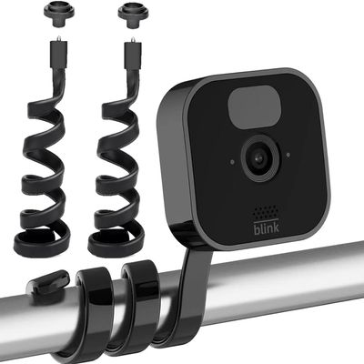 [2 Pack] Flexible Twist Mount for Blink 3rd & 4th Gen Outdoor Camera Mount, Wall Mount for Blink Outdoor/Indoor Camera/Blink Outdoor 4 / Blink Mini/Blink XT/ XT2 Camera Mount, 360 Adjustable Mount