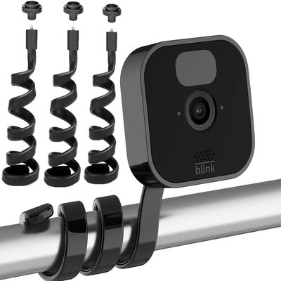 [3 Pack] Flexible Twist Mount for Blink 3rd & 4th Gen Outdoor Camera Mount, Wall Mount for Blink Outdoor/Indoor Camera/Blink Outdoor 4 / Blink Mini/Blink XT/ XT2 Camera Mount, 360 Adjustable Mount