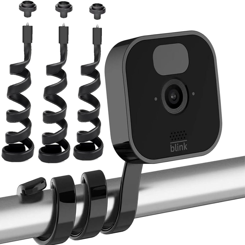 [3 Pack] Flexible Twist Mount for Blink 3rd & 4th Gen Outdoor Camera Mount, Wall Mount for Blink Outdoor/Indoor Camera/Blink Outdoor 4 / Blink Mini/Blink XT/ XT2 Camera Mount, 360 Adjustable Mount