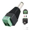 FLEXMAN 10Pcs DC Power Connector, Male Jack Adapter, 2.1mm DC Power Output Input Connection for CCTV Camera, Security, Surveillance Equipment view 3