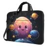 BTCOWZRV Laptop Bag 13-15.6 inch Laptop Shoulder Bag for Men Women Cute planet Computer Bag Messenger Bag for Work view 1