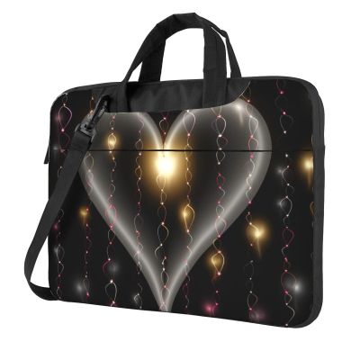 Laptop Bag 13-15.6 inch Laptop Shoulder Bag for Men Women Glowing love Computer Bag Messenger Bag for Work