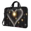 Laptop Bag 13-15.6 inch Laptop Shoulder Bag for Men Women Glowing love Computer Bag Messenger Bag for Work view 1