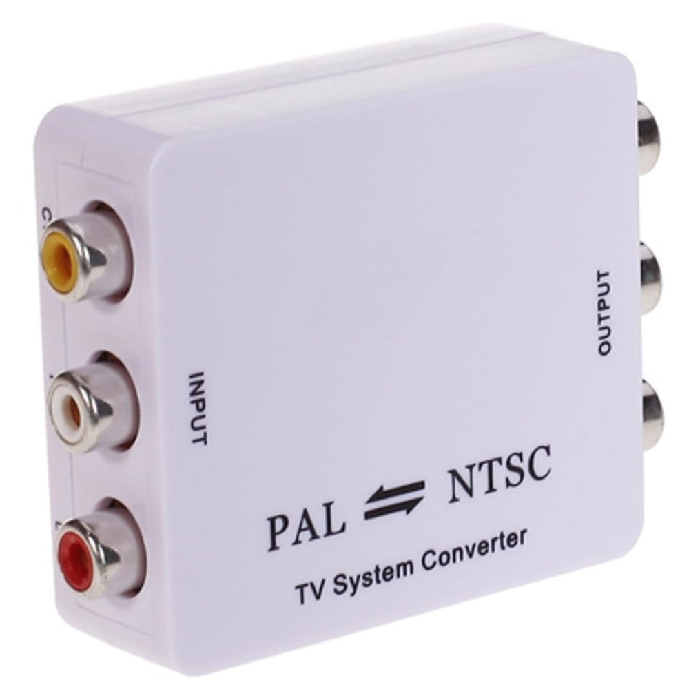 PAL to NTSC Converter Bi Direction Mini Converter, 1080p HDMI TV Video Convertor Switcher Adapter for TV, DVD Player/Recorders, VCR, etc