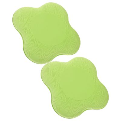 Parliky 2pcs Non-slip Knee Protective Pads for Yoga High Resilience Tpe Cushion for Elbows and Knees for Yoga Sports and Exercise Comfortable Joint Support Green