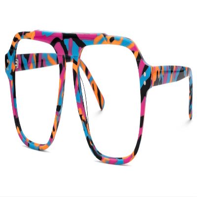 VOOGLAM Aviator Blue Light Glasses for Women Men Anti Eyestrain Dry Eyes Computer Phone TV Eyewear Multicolor GJGA861864-01 Sosa