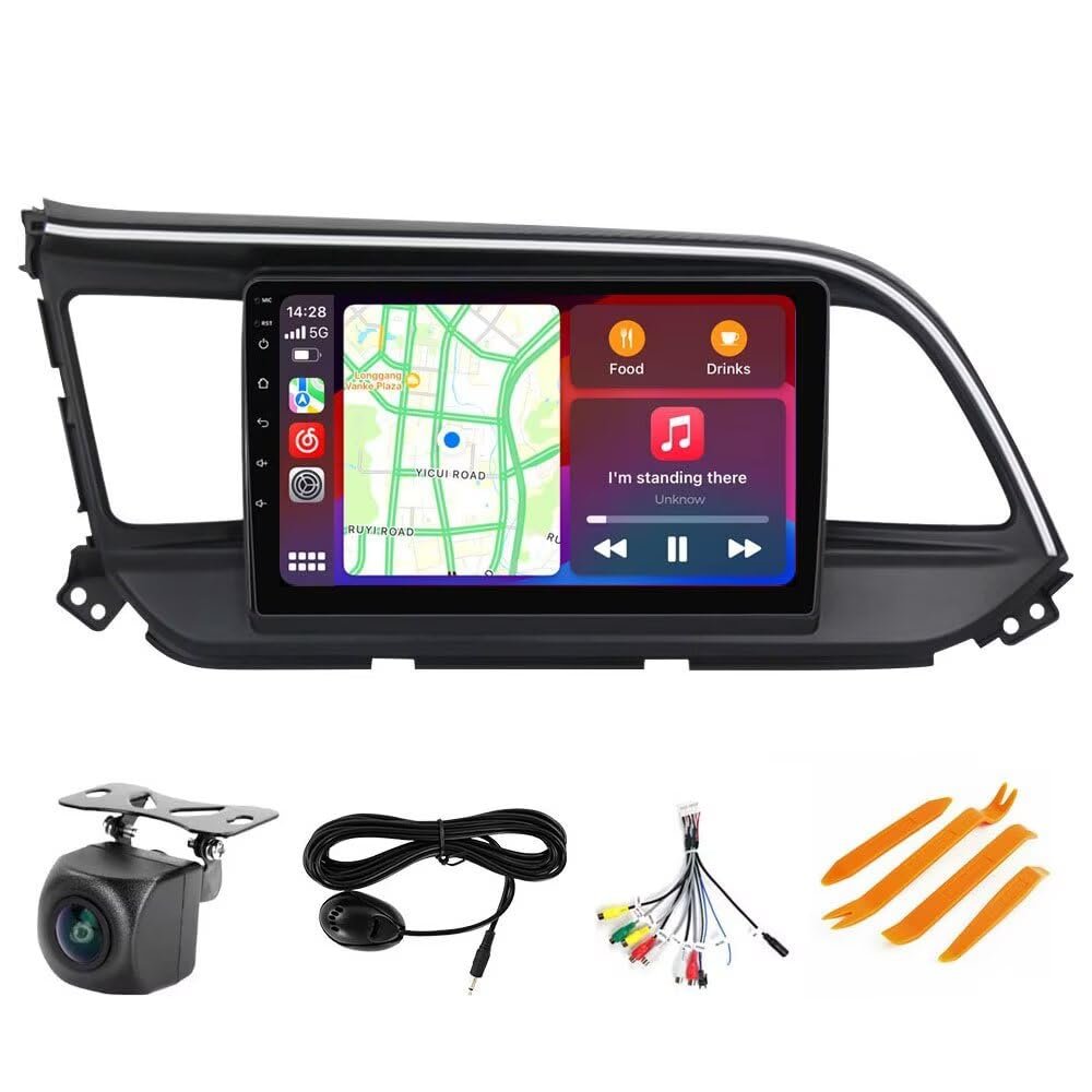 Android Stereo for Hyundai Elantra 2019 2020 Head Unit Wireless Car-Play