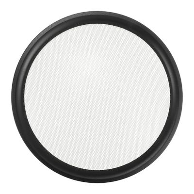 ACROPIX Universal 10" Car Speaker Grills Cover Mesh Round 10 Inch Audio Speaker Subwoofer Guard Protector Case Iron Black White - Pack of 1