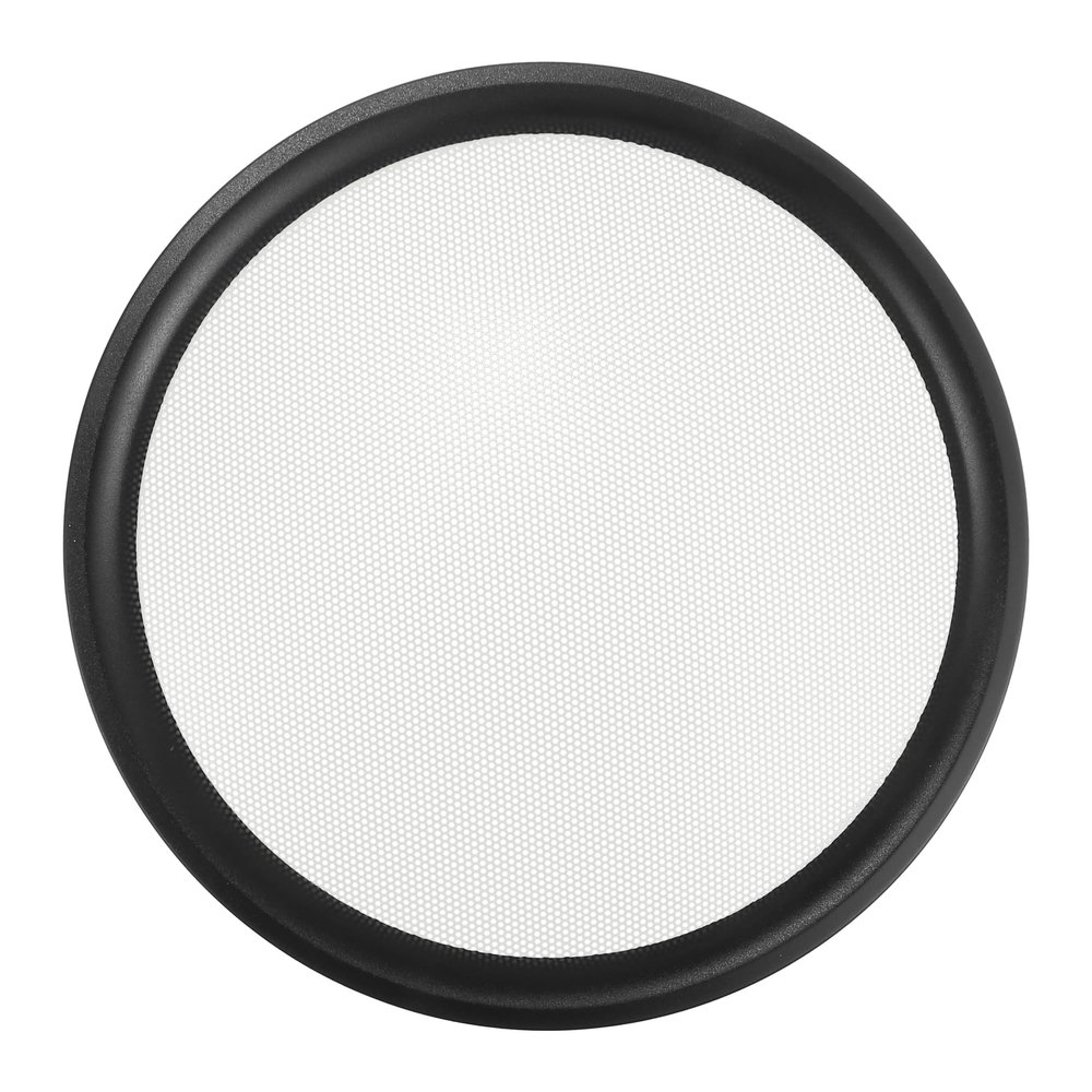 ACROPIX Universal 10" Car Speaker Grills Cover Mesh Round 10 Inch Audio Speaker Subwoofer Guard Protector Case Iron Black White - Pack of 1