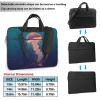 BTCOWZRV Laptop Bag 13-15.6 inch Laptop Shoulder Bag for Men Women Jellyfish illustration Computer Bag Messenger Bag for Work view 3