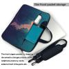 BTCOWZRV Laptop Bag 13-15.6 inch Laptop Shoulder Bag for Men Women Jellyfish illustration Computer Bag Messenger Bag for Work view 4