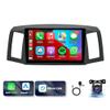 10.1 Inch Android 13 Car Stereo Radio for Jeep Grand Cherokee 2004 2005 2006 2007 Touch Screen Car Radio with Wireless Carplay/Android Auto Support Double Din Bluetooth AHD Backup Camera Mic [2+ 32G] view 1