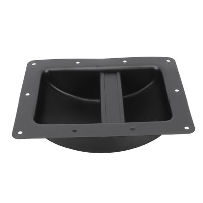 BESTonZON Simple Iron Handle for Sound Box Sturdy Comfortable and Easy to Install for Outdoor Sound Box Applications Classic Design Black Finish