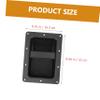 BESTonZON Simple Iron Handle for Sound Box Sturdy Comfortable and Easy to Install for Outdoor Sound Box Applications Classic Design Black Finish view 3