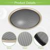 ACROPIX Universal 10" Car Speaker Grills Cover Mesh Round 10 Inch Audio Speaker Subwoofer Guard Protector Case Iron Black Gold Tone - Pack of 4 view 4