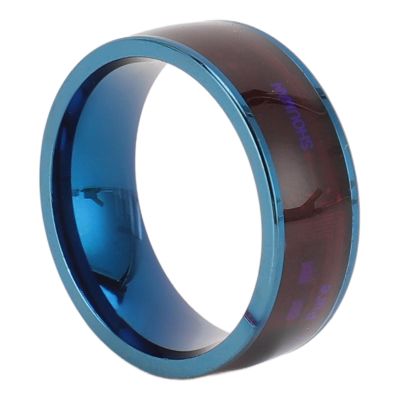 Asixxsix Smart NFC Ring, Steel Material, for Door Locks, File Transfer, NFC Devices, Ideal Gift for Men, All Round Sensing Technology Wearable Smart Ring for Mobile Phones (9)