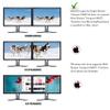 C2G USB-C to Dual HDMI 4K Dual Monitor MST Hub, Mini DP Multi-Stream Transport (MST) Multiple Monitor Splitter, Black view 3