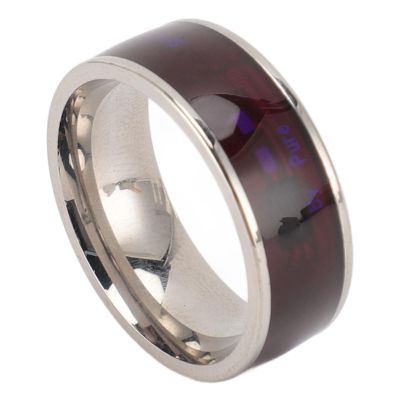 Asixxsix Smart NFC Ring, Steel Material, for Door Locks, File Transfer, NFC Devices, Ideal Gift for Men, All Round Sensing Technology Wearable Smart Ring for Mobile Phones (10)