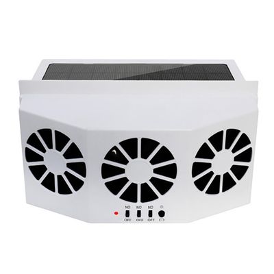 JECOMPRIS Lar-powered Car Window Fan Solar Car Cooler Solar Car Vent Pet Car Exhaust f