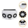 JECOMPRIS Lar-powered Car Window Fan Solar Car Cooler Solar Car Vent Pet Car Exhaust f view 3