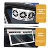 JECOMPRIS Lar-powered Car Window Fan Solar Car Cooler Solar Car Vent Pet Car Exhaust f view 4