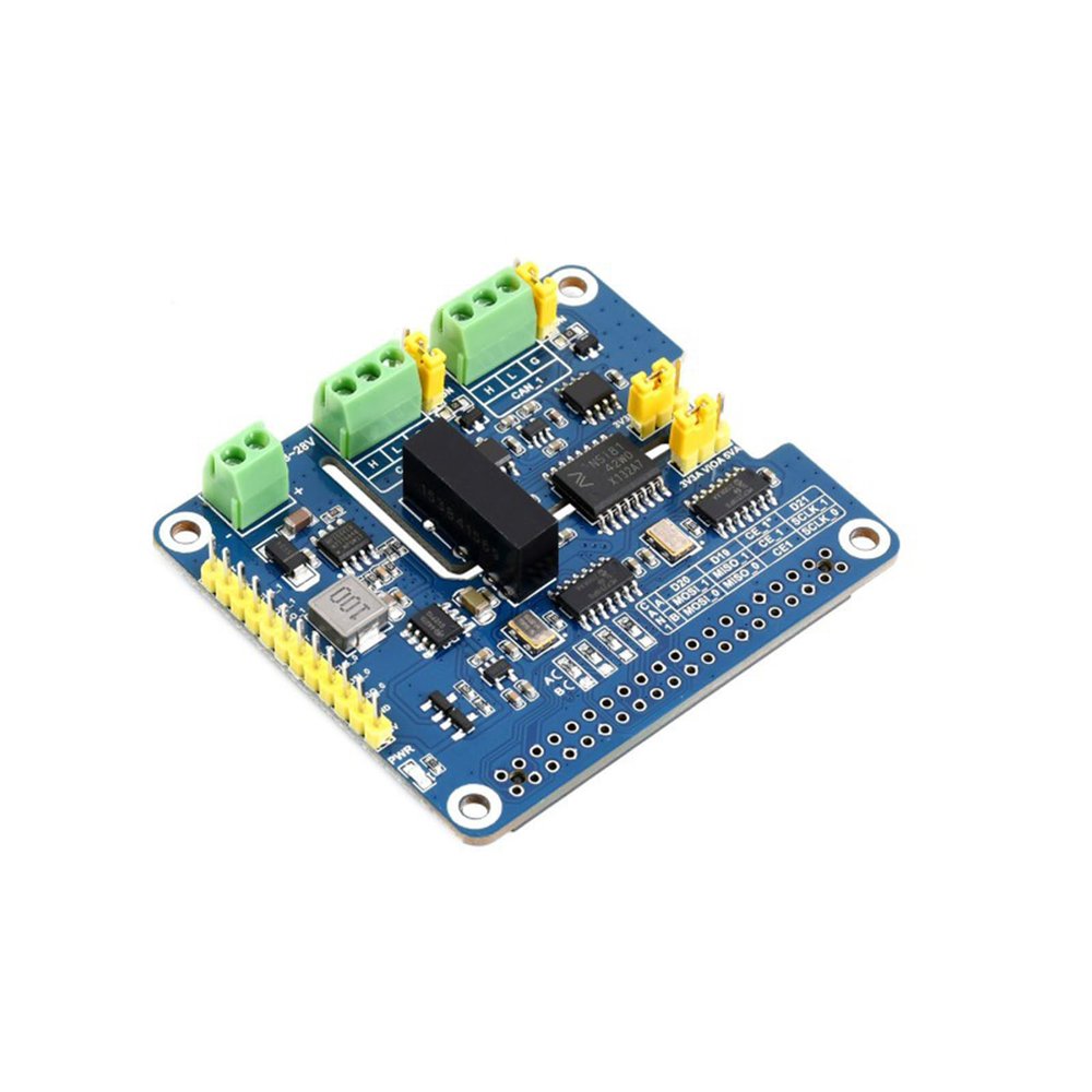 TUOPUONE 2-Channel Isolated CAN FD Expansion HAT Compatible with Raspberry Pi Multi Protections