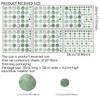 330Pcs Watercolour Dots Wall Stickers, Dots Wall DecalKids Room Wall StickersBoho Rainbow Dots Wall StickersColorful Circles Wall Decals. (Green Watercolour Polka Dot Wall Stickers) view 2