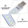 PRETYZOOM 3pcs Rechargeable Led Night Light Portable USB Lamp with Ultra-high Brightness Energy-Saving Design for Desktop Bedroom and Travel Light view 3