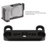 Beufee Camera Top Plate, Half Camera Cage Camera Cheese Mounting Plate Camera Extension Cheese Plate Top Plate for Fx3 Camera view 2