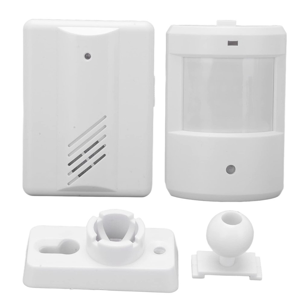 Beufee Driveway Alarm, Weatherproof Infrared Sensors with Receiver PIR Motion Detector Motion Sensor Alarm for Home Security Alert System