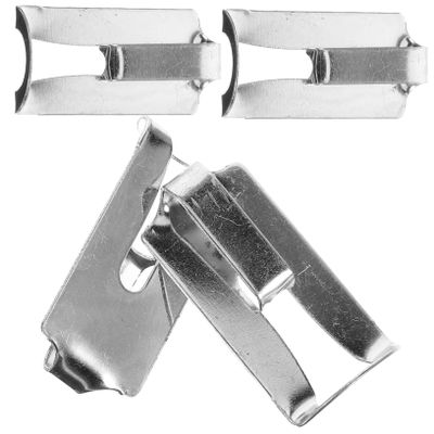 BESTonZON 4pcs Vinyl Record Movement Fasteners Easy to Install Turntable Accessories Durable Buckle Clips for Vinyl Records Protects Extends Life of Phonograph Players