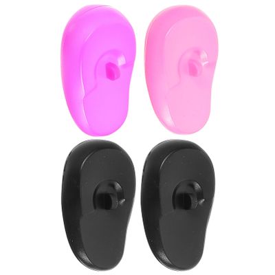 Silicone Ear Covers 4pcs Ear Protection for Hair Dye
