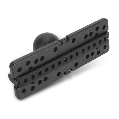 Yoidesu 1.5 Ball Short Arm Fish Finder Mount, Universal Mounting Plate with 1.5 inches / 38mm / C Size Ball Adapters, Compatible with Lowrance, Humminbird
