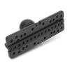 Yoidesu 1.5 Ball Short Arm Fish Finder Mount, Universal Mounting Plate with 1.5 inches / 38mm / C Size Ball Adapters, Compatible with Lowrance, Humminbird view 1
