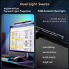 EVERZONE Monitor Light Bar, Dual Color Temperature Monitor Lamp, Stepless Dimming, Touch Control, 5 Color Modes, USB Computer Screen Backlight, Black, DT-01 view 3