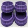 No Gouge Pinball Rubber Leg Leveler Caster Feet, Footies, Cups, Set of 4 (Purple) view 1