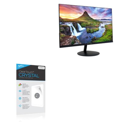 BoxWave Screen Protector Compatible with AOPEN 24SA2Y HBI Monitor (23.8 in) - ClearTouch Crystal (2-Pack), HD Film Skin - Shields from Scratches