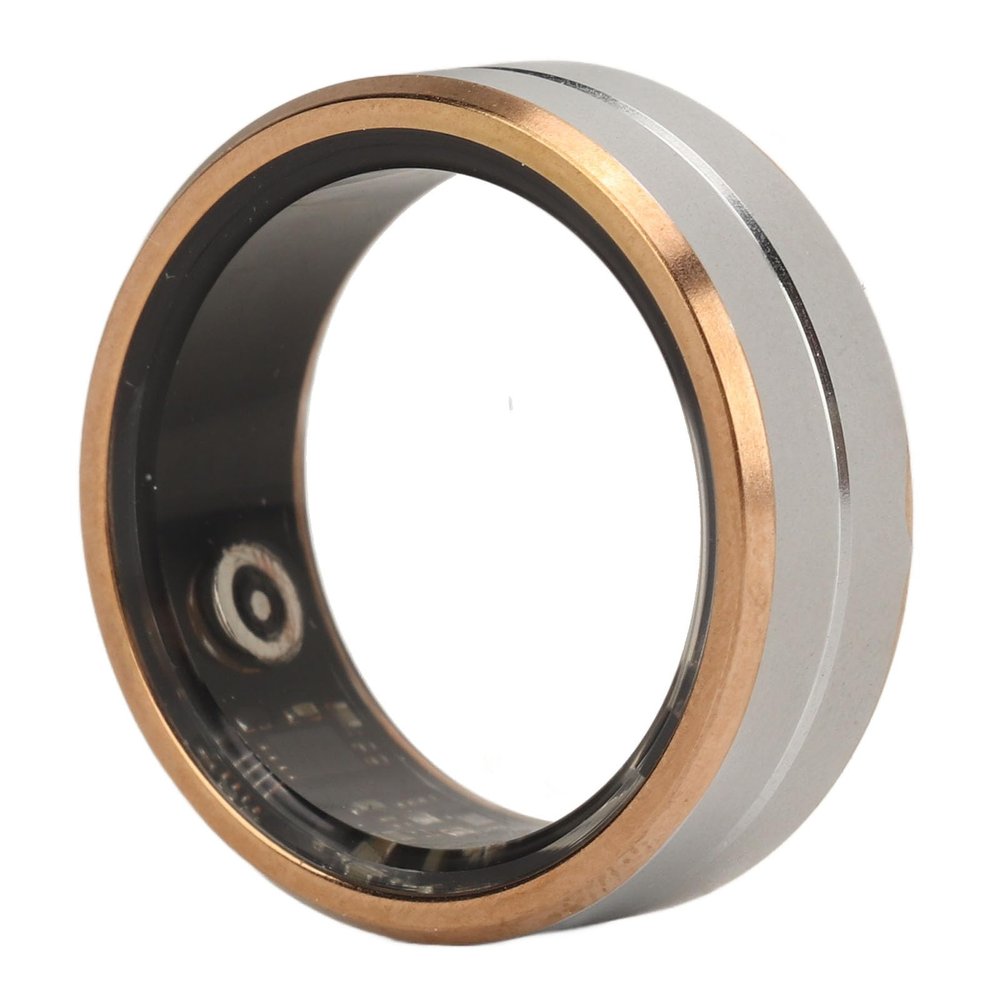 Cuifati Smart Ring Fitness Ring for Man Woman, Sleep Tracking Wearable - Heart Rate Health Ring IP68 Sport Ring with Charging Case & APP (21.5mm/0.85in)