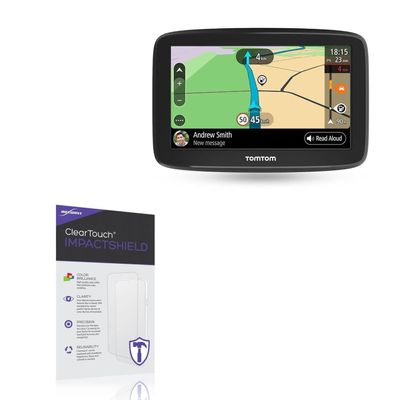 BoxWave Screen Protector Compatible with Tomtom Smart Media-System - ClearTouch ImpactShield (2-Pack), Impenetrable Screen Protector Flexible Film