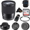 Sigma 16mm f1.4 DC DN Contemporary Lens for Sony E with Sunshine Photo Store Accessories Bundle - 4 Years USA Manufacturer Warranty view 1