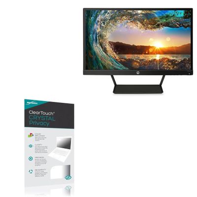 BoxWave Screen Protector Compatible with HP Pavilion 22cwa Monitor (21.5 in) - ClearTouch Crystal Privacy (2-Pack), Privacy Screen Protector Flexible Film Clear