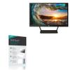 BoxWave Screen Protector Compatible with HP Pavilion 22cwa Monitor (21.5 in) - ClearTouch Crystal Privacy (2-Pack), Privacy Screen Protector Flexible Film Clear view 1