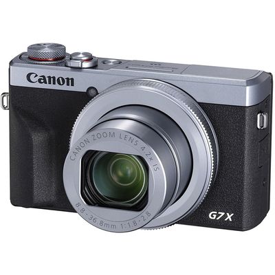 Canon PowerShot G7 X Mark III 20.1MP Digital Point and Shoot Camera, 4.2X Optical Zoom, Silver