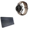 BoxWave Keyboard Compatible with Xiaomi Watch S3 - SlimKeys Bluetooth Keyboard, Portable Thin with Chiclet-Style Keys - Jet Black view 1